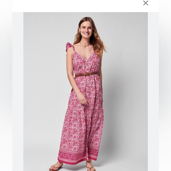 Faherty Hyland Dress Size Large NWT (b17) - Picture 6 of 9